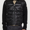 Moncler - Padded Wool Zip-Up Cardigan in Black