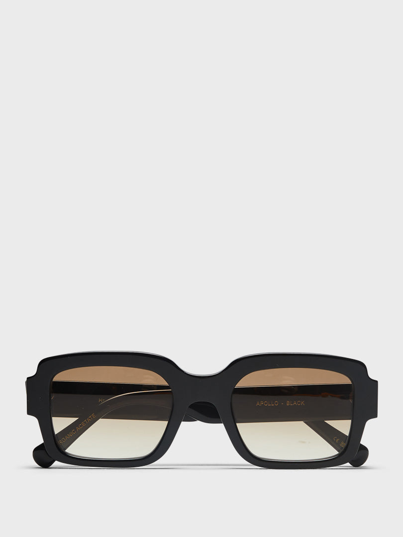 Monokel Eyewear - Apollo Sunglasses in Black and Brown