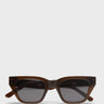 Monokel Eyewear - Memphis Sunglasses in Chocolate and Solid Grey