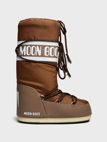 Moon Boot - Icon Nylon Boots in Shitake