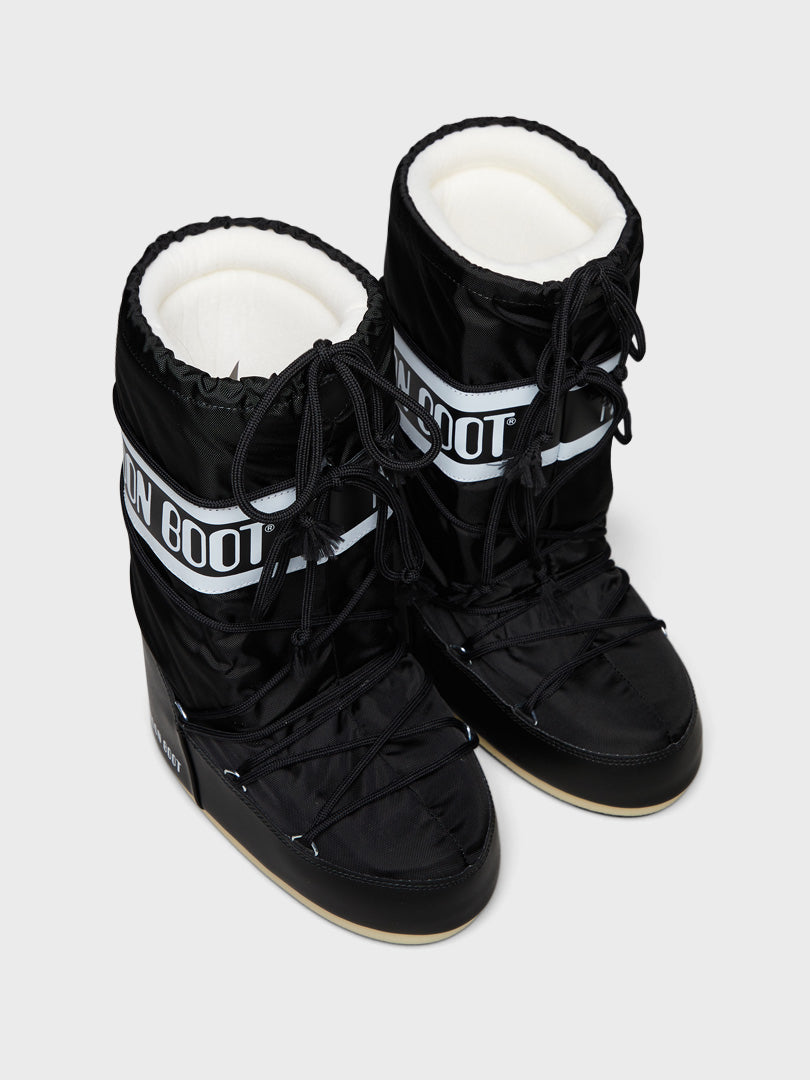 Icon Nylon Boots in Black