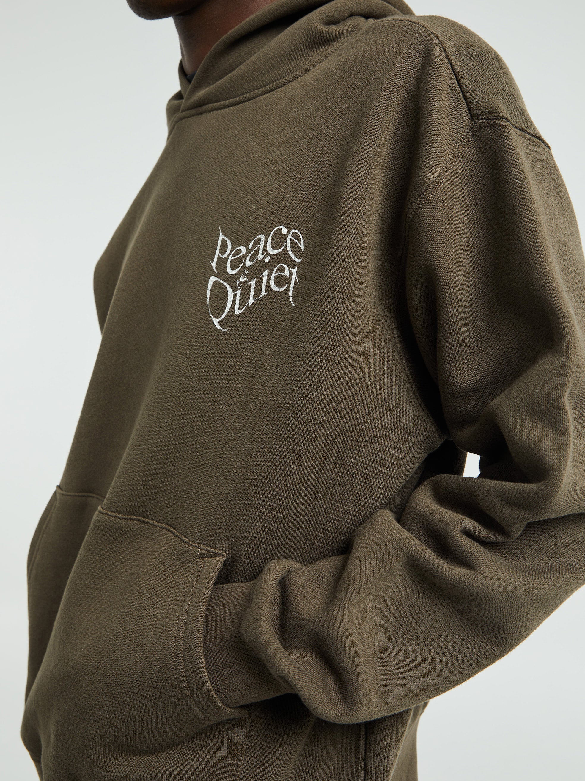 Museum of Peace & Quiet - WARPED HOODIE in Coffee
