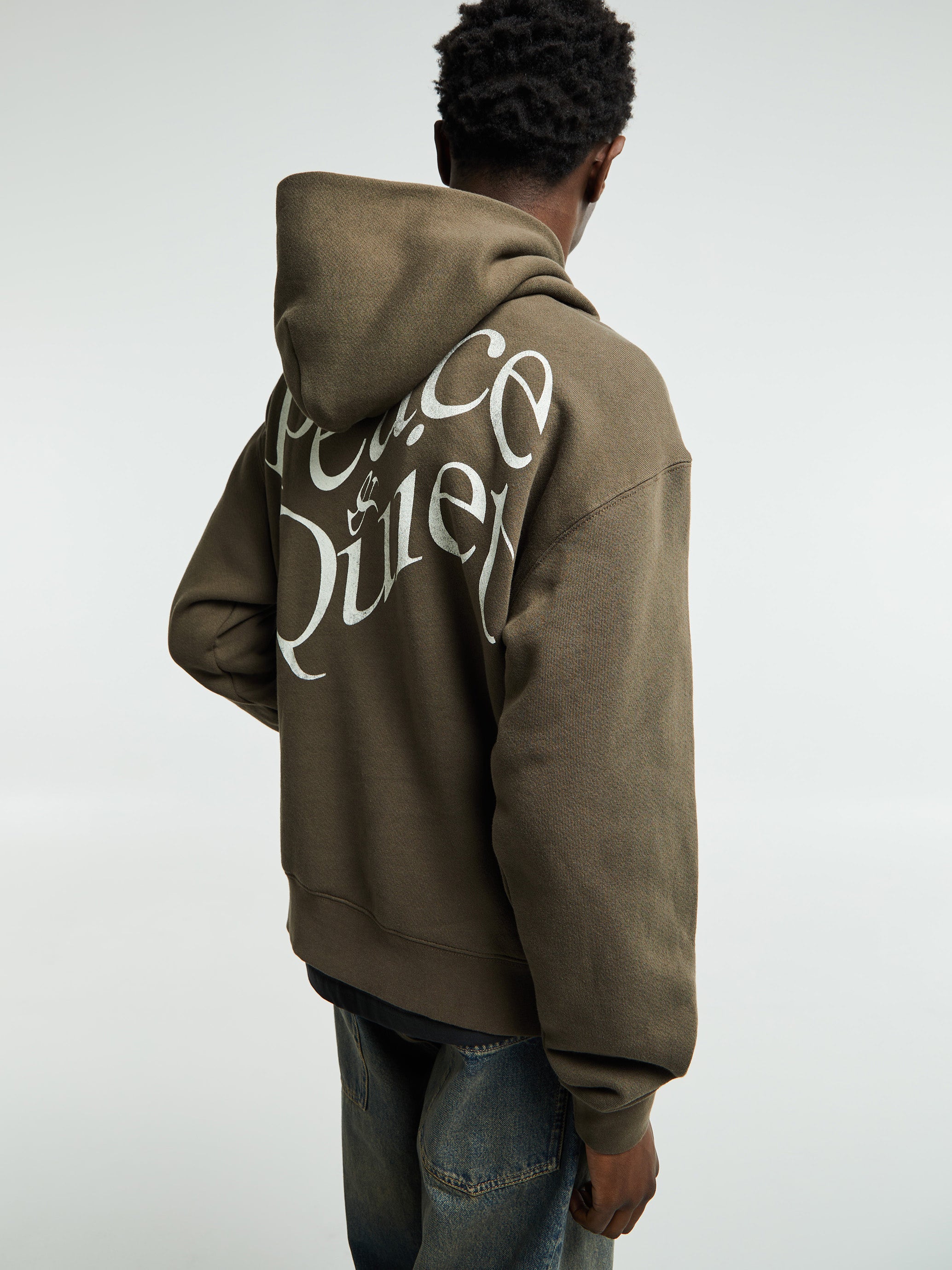 Museum of Peace & Quiet - WARPED HOODIE in Coffee
