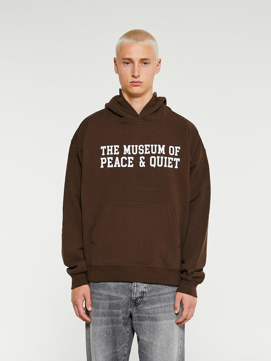 Museum Of Peace & Quiet - Campus Hoodie in Brown