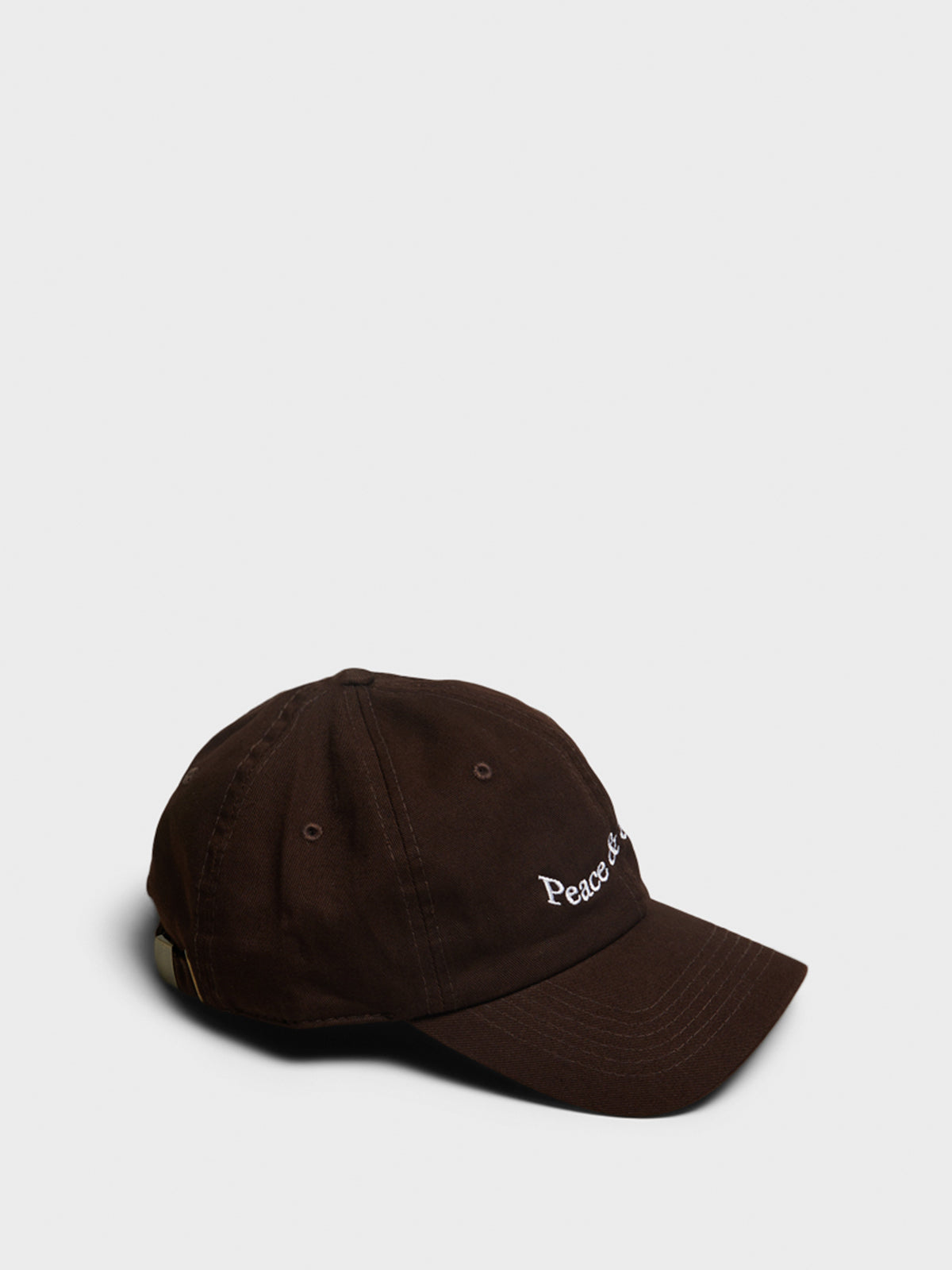 Wordmark Dad Hat in Brown