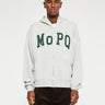 Museum of Peace & Quiet - University Zip Up in Heather Grey