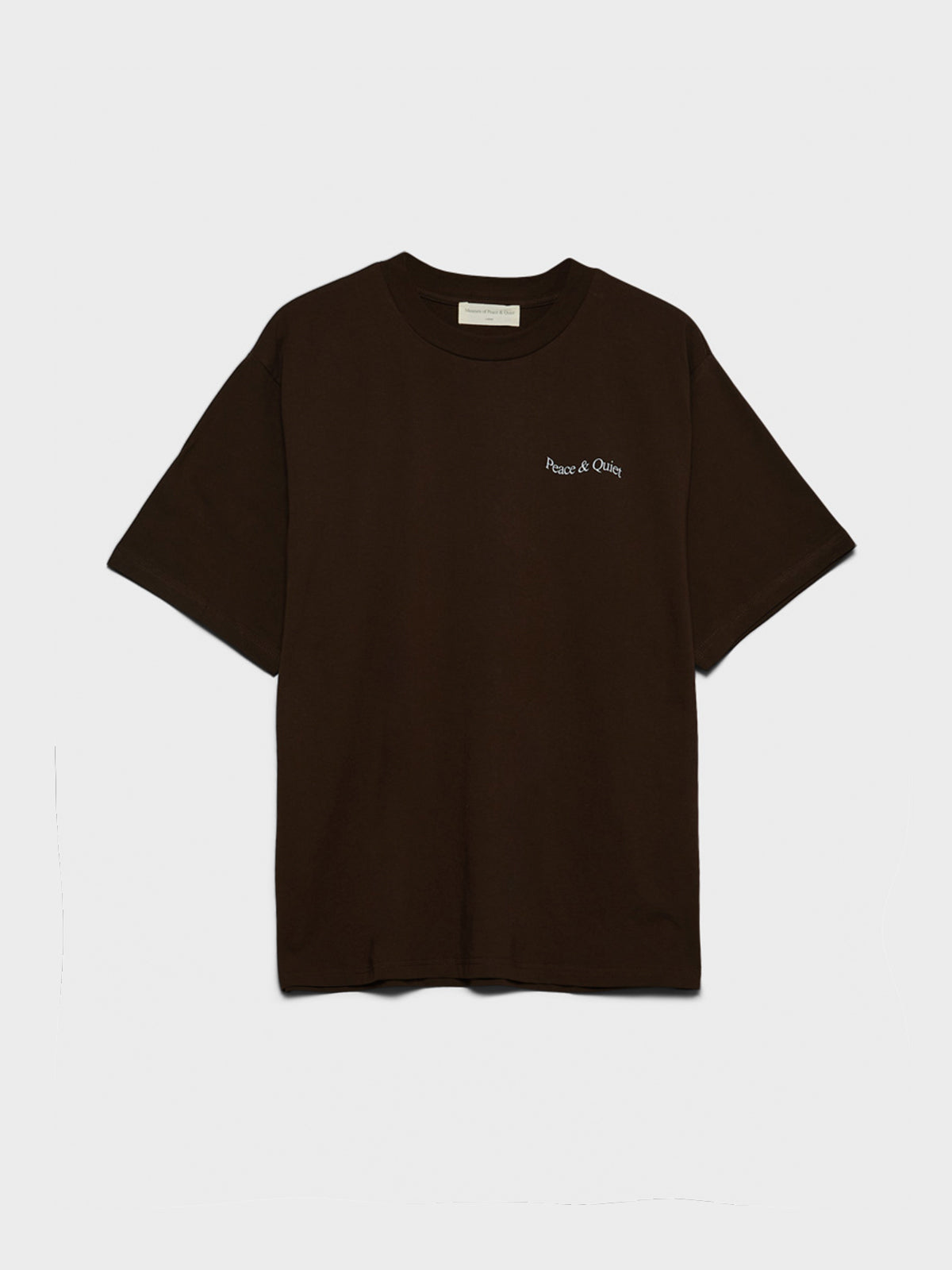 Museum of Peace & Quiet - Wordmark T-Shirt in Brown