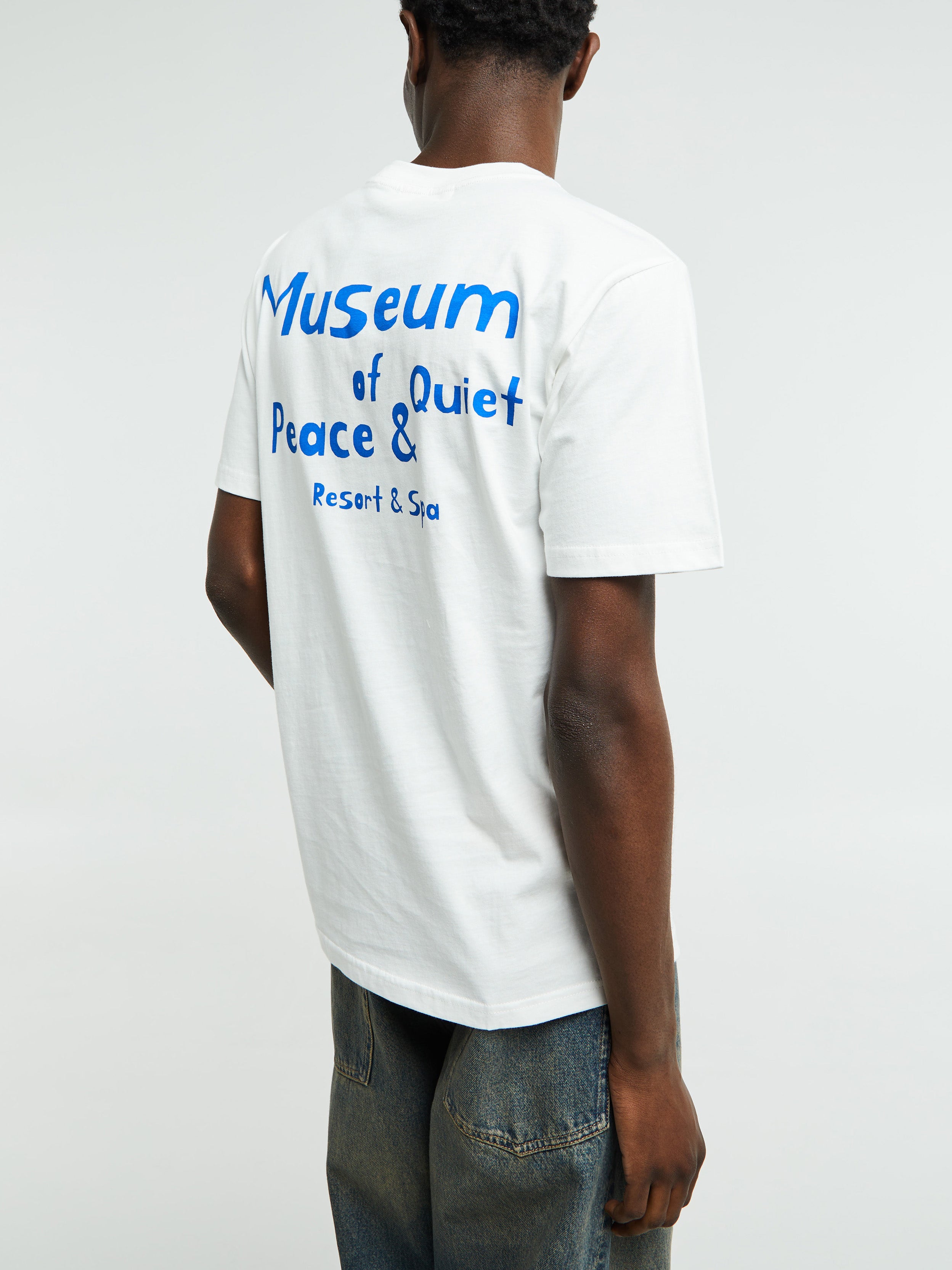 Museum of Peace & Quiet - MOPQ RESORT T-SHIRT in White