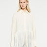 Mr. Larkin - Tassel Shirt in Ivory