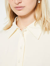 Mr. Larkin - Tassel Shirt in Ivory