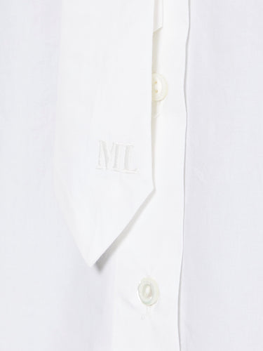 Mr. Larkin - Patty Tie Shirt in Off White