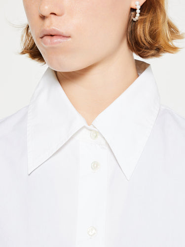 Mr. Larkin - Patty Tie Shirt in Off White