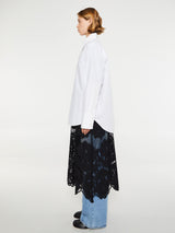 Mr. Larkin - Patty Tie Shirt in Off White