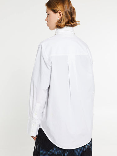Mr. Larkin - Patty Tie Shirt in Off White