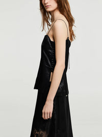 mr. Larkin - Sille Top in Black