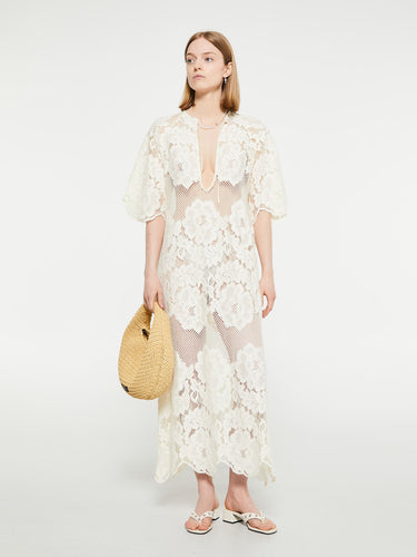 Mr. Larkin - Lola Dress in Ivory