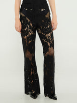 Mr. Larkin - Annie Lace Pants in Black