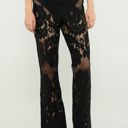 Mr. Larkin - Annie Lace Pants in Black