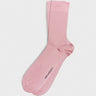 Mrs. Hosiery - Mrs. Silky Fine Ribbed Socks in Royal Pink