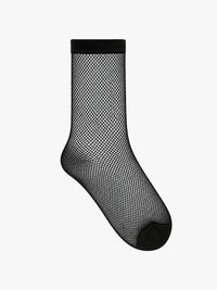 Mrs. Hosiery - Mrs. Mini 2-Pack Fishnet Socks in Black
