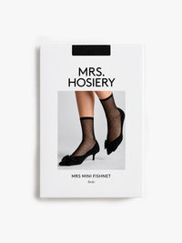 Mrs. Hosiery - Mrs. Mini 2-Pack Fishnet Socks in Black
