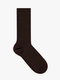 Mrs. Hosiery - Mrs. Supreme Cotton Socks in Brown