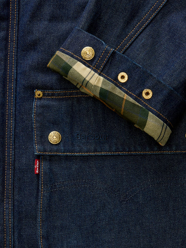 Levi's - Levi's x Barbour Bedale Jacket in Dark Indigo