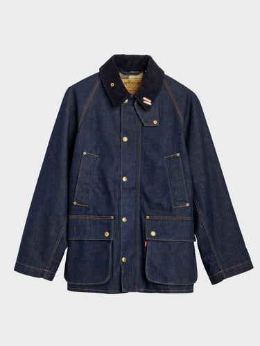 Levi's - Levi's x Barbour Bedale Jacket in Dark Indigo