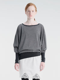 Gimaguas - Saffi Jumper in Grey and Black Stripes