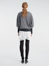 Gimaguas - Saffi Jumper in Grey and Black Stripes
