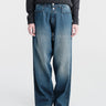 Gimaguas - Buckle Trousers in Dark Blue