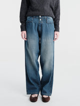 Gimaguas - Buckle Trousers in Dark Blue