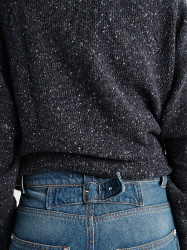 Gimaguas - Buckle Trousers in Dark Blue
