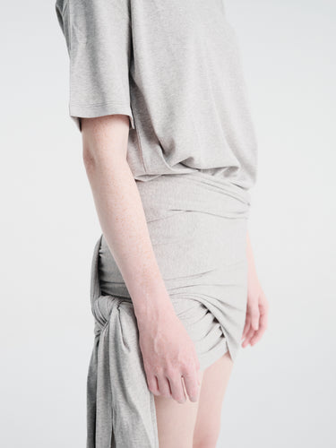 Gimaguas - Ashley Mini Dress in Grey Melange