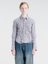 Gimaguas - Lupa Check Shirt in Blue