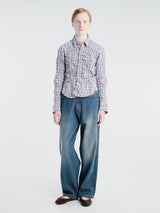 Gimaguas - Lupa Check Shirt in Blue