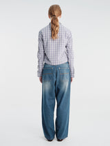Gimaguas - Lupa Check Shirt in Blue