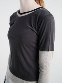 Gimaguas - Triple Long Sleeve T-shirt in Grey