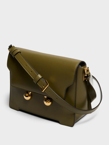 Marni - Medium Shoulder Bag in Deep Sage