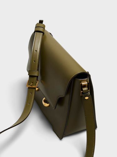 Marni - Medium Shoulder Bag in Deep Sage