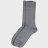 Mrs. Hosiery - Mrs Merino Fine Ribbed in Light Grey