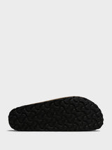 Birkenstock - Naples Narrow Wrapped Suede Leather Sandals in Concrete Gray