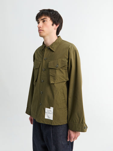 Neighborhood - Fatigue Shirt LS in Olive Drape
