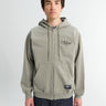 Neighborhood - Staple Sweat Zip Hoodie LS in Khaki