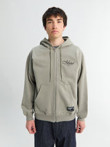 Neighborhood - Staple Sweat Zip Hoodie LS in Khaki