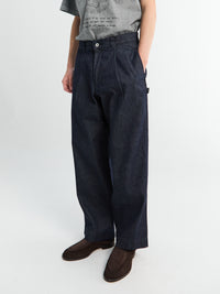 Neighborhood - Denim Tuck Pants in Indigo