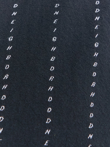 Neighborhood - Dobby No Collar Shirt in Black