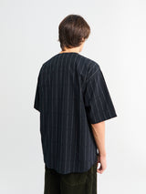 Neighborhood - Dobby No Collar Shirt in Black