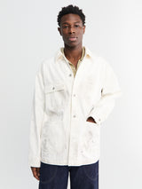 Neighborhood - BW Washed Coverall Jacket in White