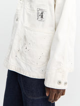 Neighborhood - BW Washed Coverall Jacket in White